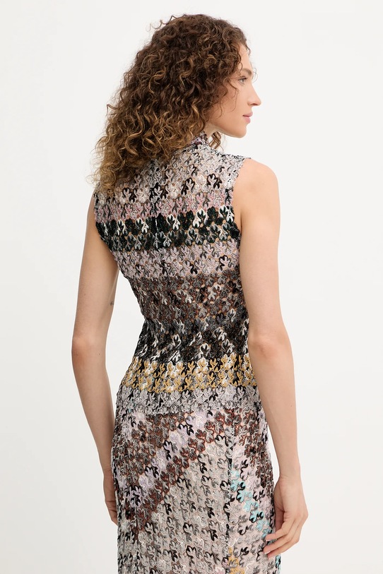 Odzież Missoni top DS25WK08.BR012I różowy