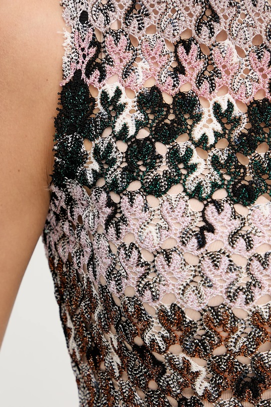 Missoni top DS25WK08.BR012I różowy