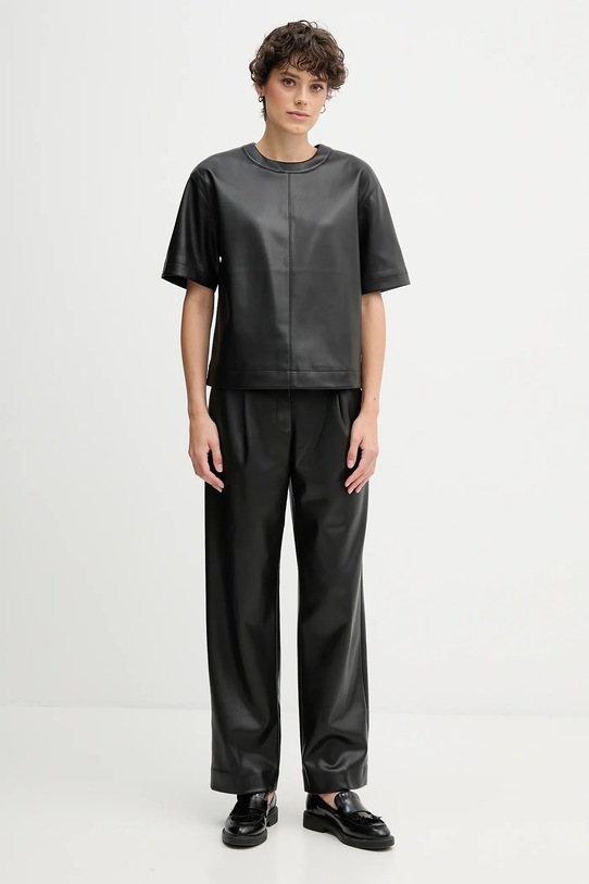 Blúzka Calvin Klein Jeans LV044D113G čierna AW25