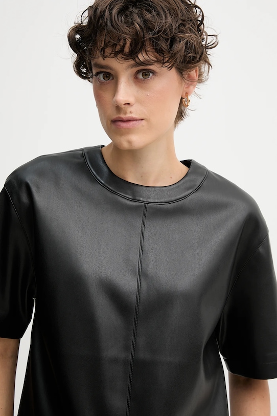 Blúzka Calvin Klein Jeans čierna LV044D113G