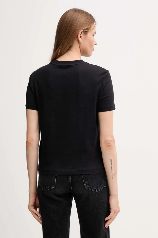 Îmbrăcăminte Calvin Klein Jeans tricou din bumbac LV047D210G negru
