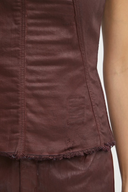 Топ Rick Owens DRKSHDW Bustier DS02E7129.SDSW червен