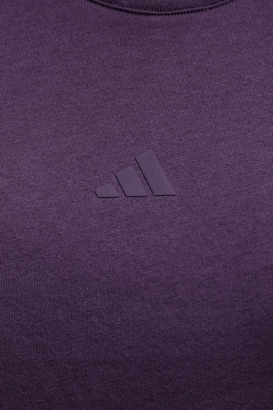 Μπλουζάκι γιόγκα adidas Performance Motion JM4484 μωβ