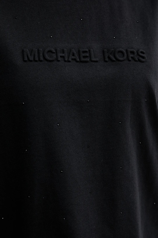 MICHAEL Michael Kors t-shirt bawełniany MF551TR2ZU czarny