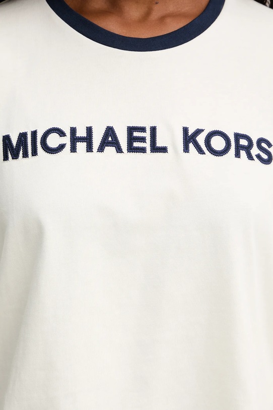 MICHAEL Michael Kors t-shirt bawełniany MF551WN2ZU beżowy