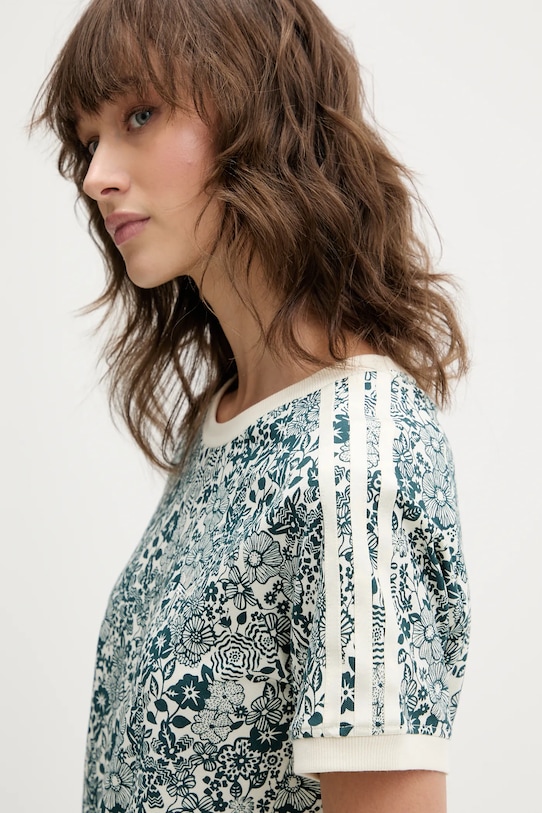 adidas Originals t-shirt Liberty JX0462 beżowy