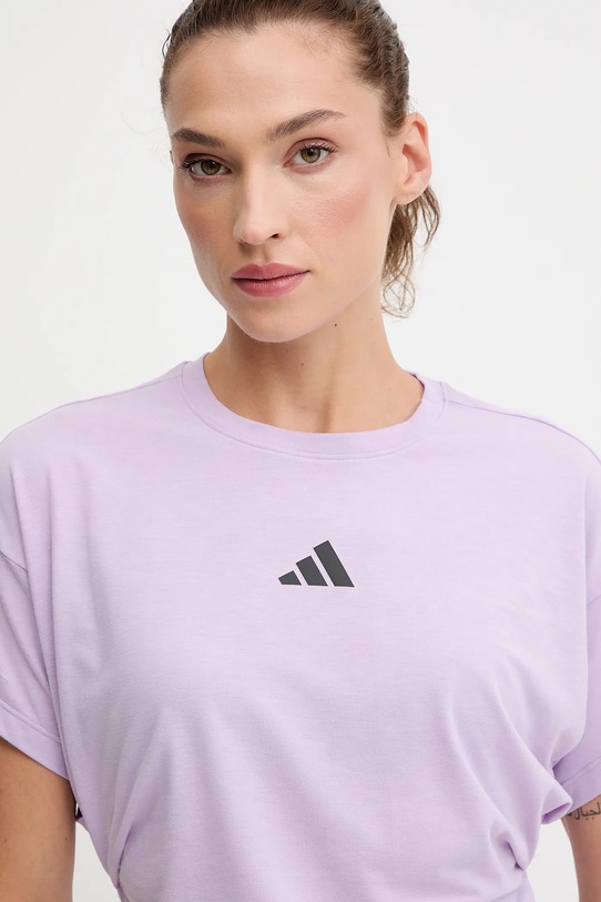 adidas Performance t-shirt treningowy Power JX1191 fioletowy