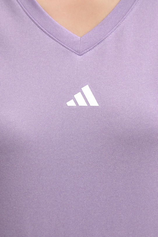 adidas Performance t-shirt treningowy Aeroready Wourkout Essentials JY2179 fioletowy