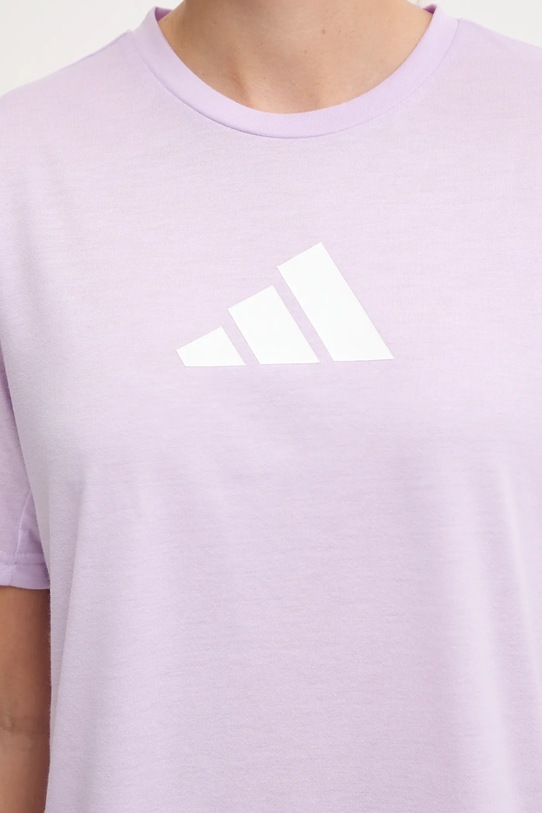 adidas Performance t-shirt treningowy Workout Essentials JY2183 fioletowy