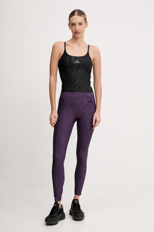 Top za vadbo adidas Performance Aop Optime JV6961 črna AW25