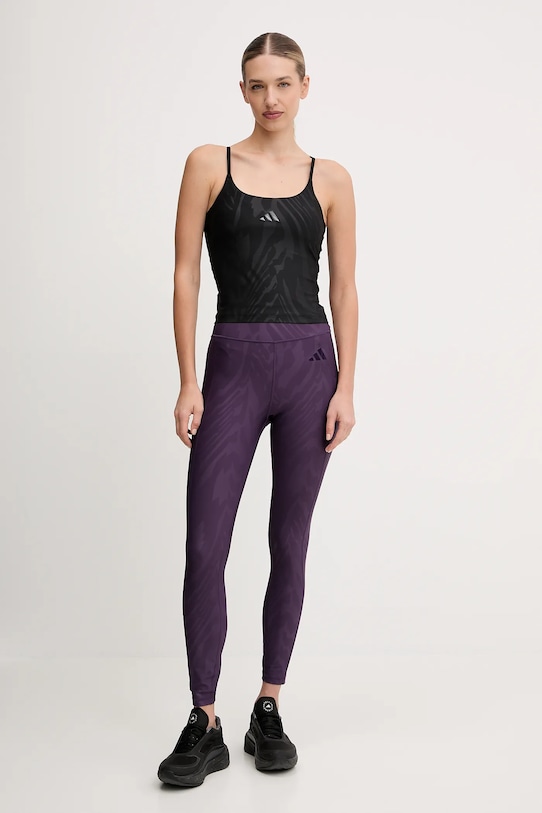 Tréningový top adidas Performance Aop Optime JV6961 čierna AW25