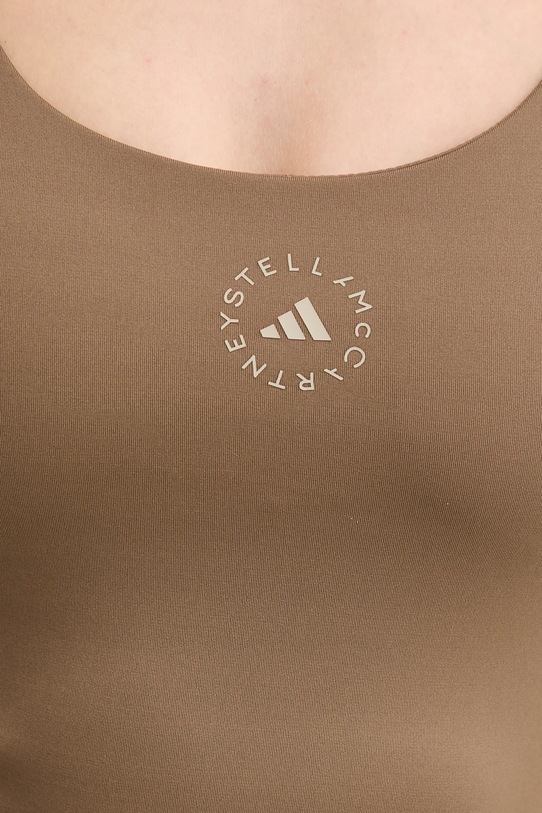 adidas by Stella McCartney top treningowy JW1998 brązowy
