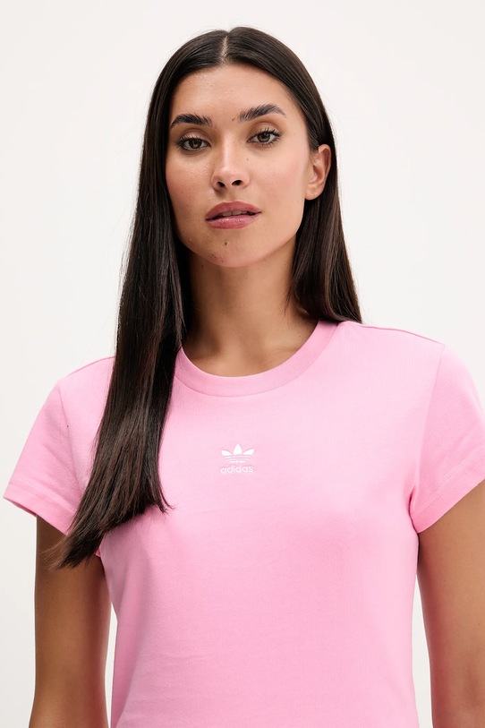adidas Originals tricou Essentials roz JW5040