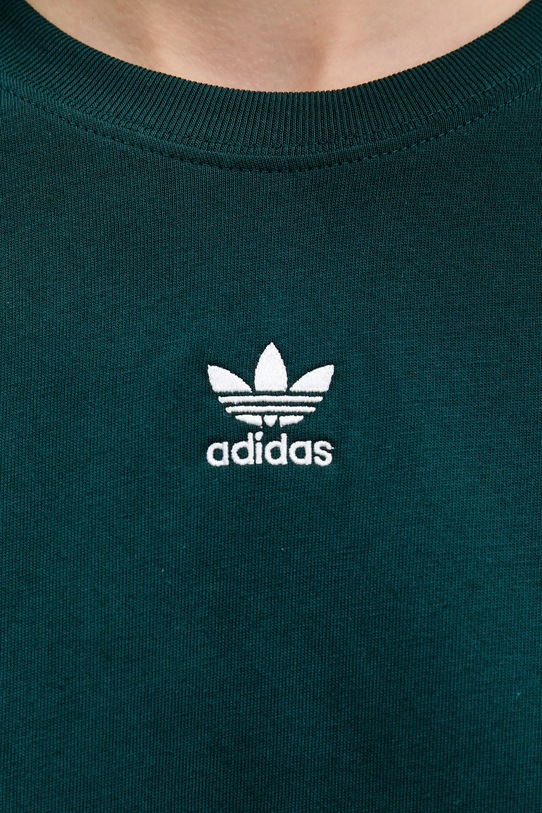 adidas Originals t-shirt bawełniany Essentials JW5080 zielony