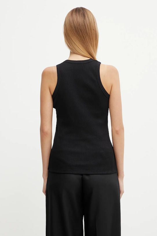 Clothing Coperni cotton top Washing Clip Rib Top COPT41BISF5033 black