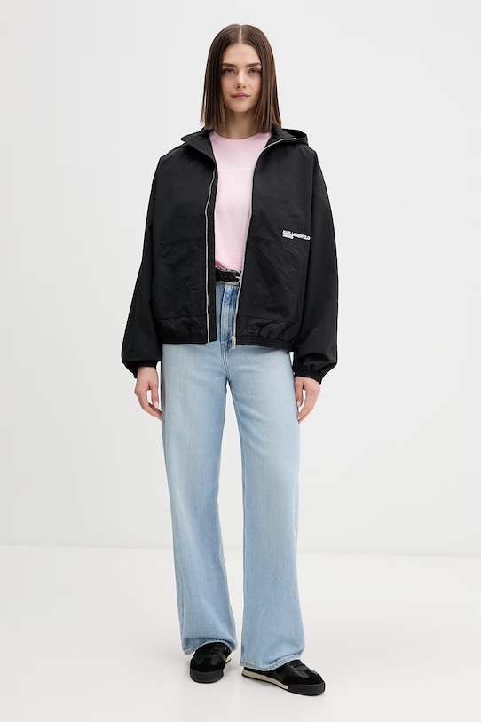 Bavlnené tričko Karl Lagerfeld Jeans A4W17003 ružová SS26