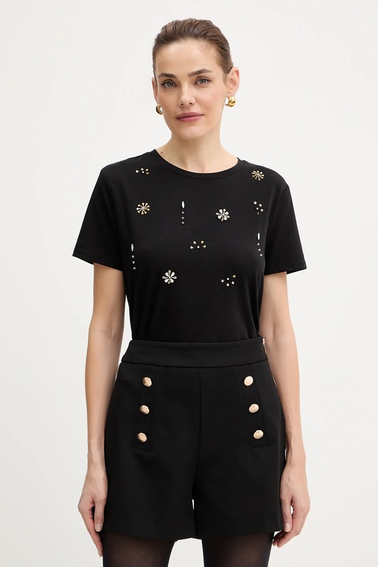 Morgan t-shirt regular czarny DGAME