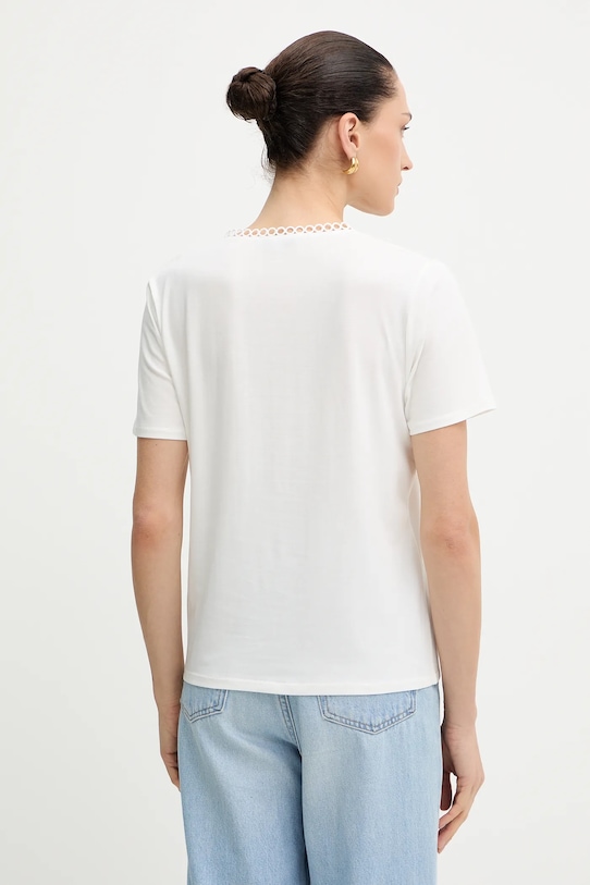 Odzież Morgan t-shirt DOMASKA biały