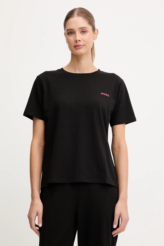 HUGO tricou lounge print negru 50555634