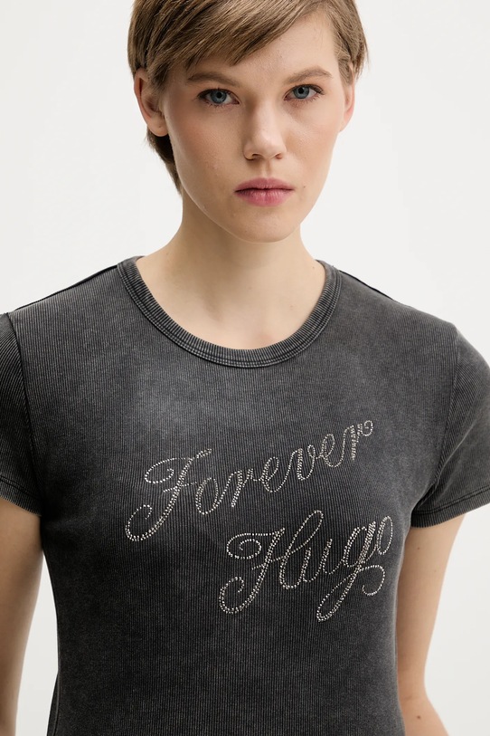 Hugo Blue t-shirt szary 50546936