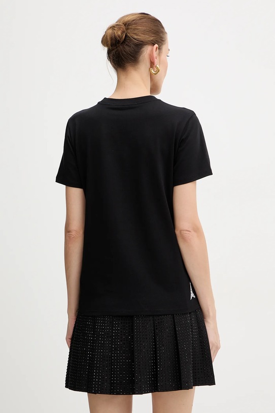 Odzież Karl Lagerfeld t-shirt bawełniany A4W17087 czarny
