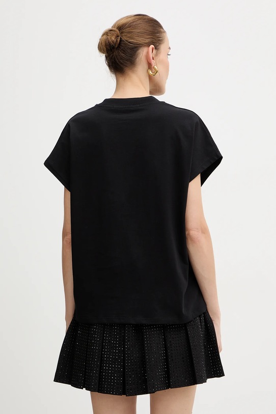 Odzież Karl Lagerfeld t-shirt bawełniany A4W17039 czarny
