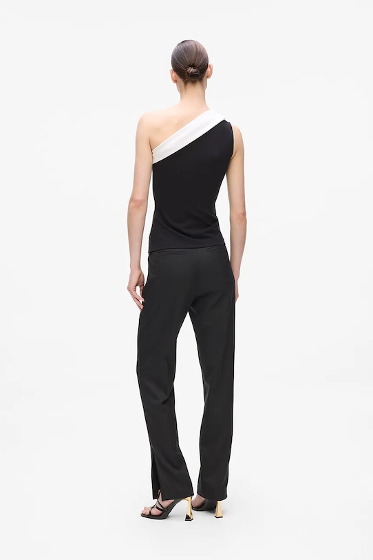 Top Karl Lagerfeld A4W17040 čierna AW25