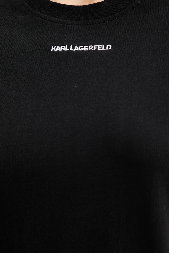 Karl Lagerfeld tricou de lână A4W17091 negru