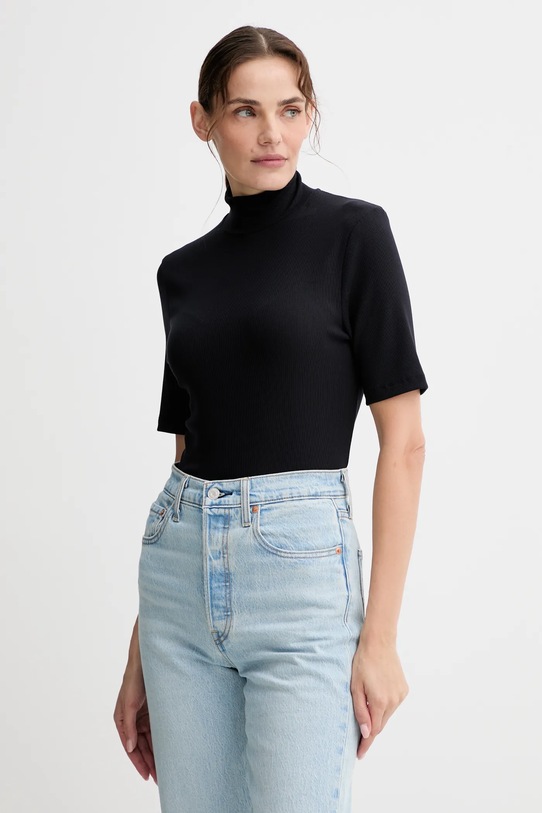 Marc O'Polo t-shirt z elastanem granatowy 508207651177