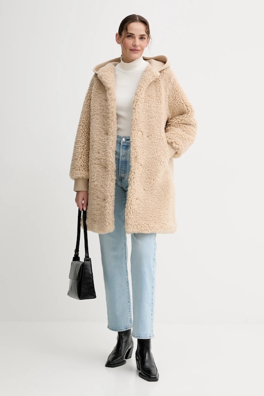 Футболка Marc O'Polo M08207651177 бежевый AW25