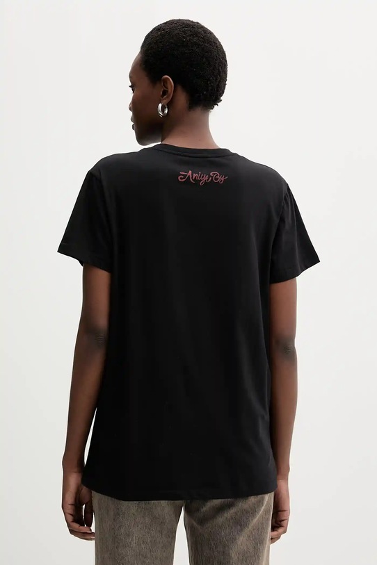 Odzież Aniye By t-shirt bawełniany 181452 czarny