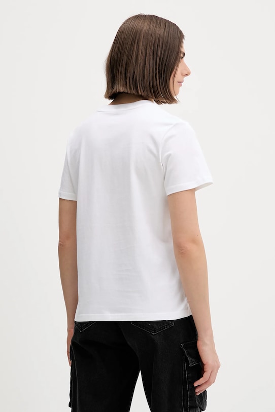 Odzież Converse t-shirt bawełniany CVW5T026 biały