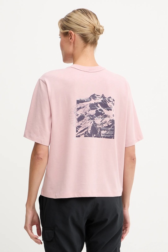 Salewa tricou Eagle Glacier Loose uni roz 00.0000029201