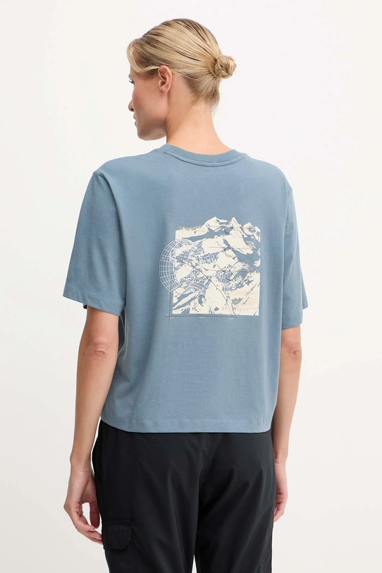 Salewa tricou Eagle Glacier Loose 00.0000029201 albastru AW25