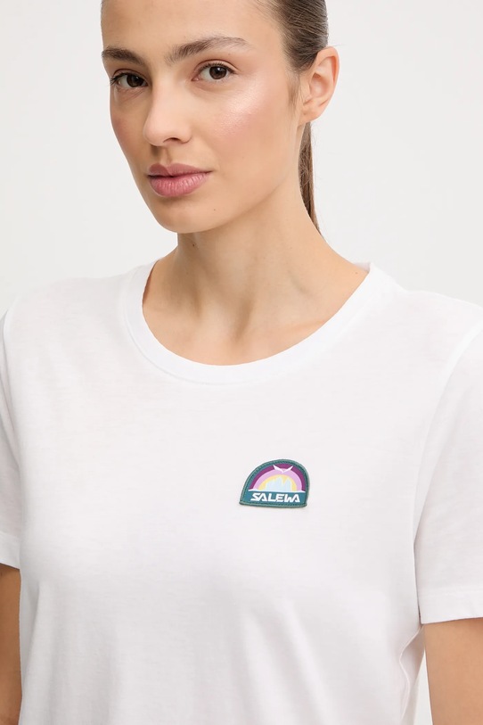 Salewa t-shirt Eagle Anniversary biały 00.0000029203