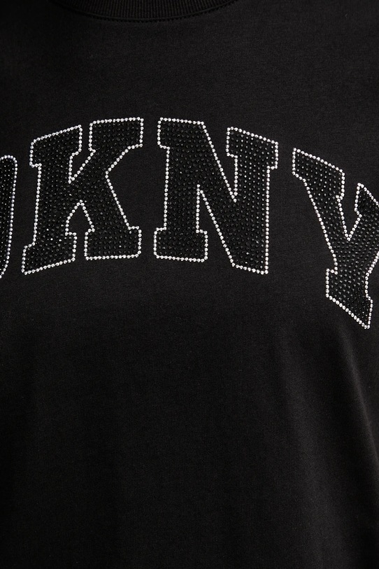 Dkny t-shirt bawełniany DP5T1500 czarny