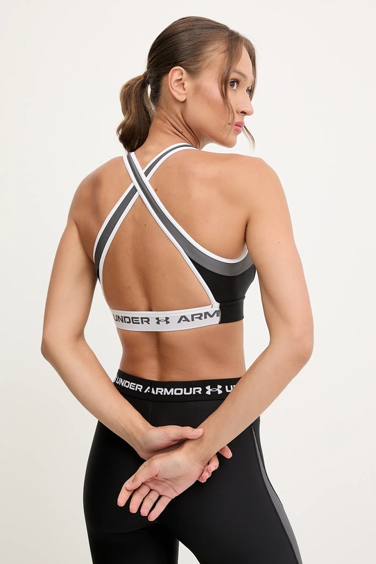 Odzież Under Armour biustonosz sportowy 6005838 czarny