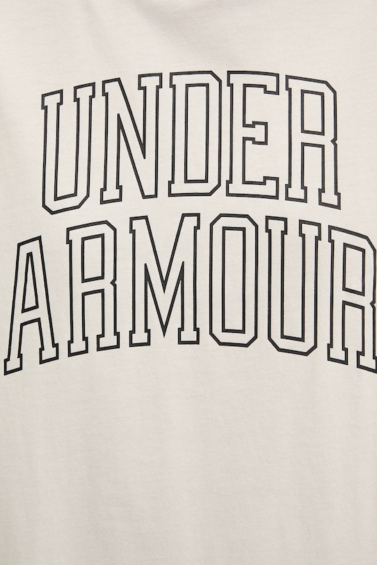 Under Armour t-shirt Rival 6007883 beżowy