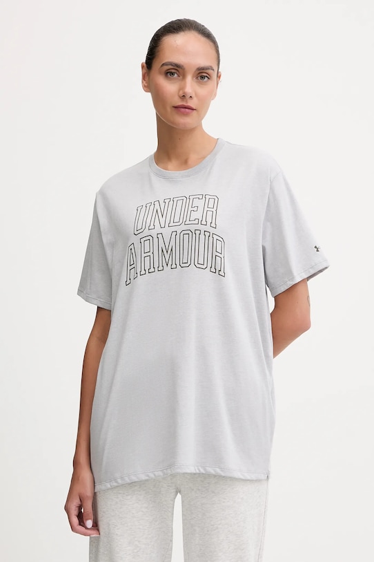 Under Armour t-shirt Rival pozostałe szary 6007883