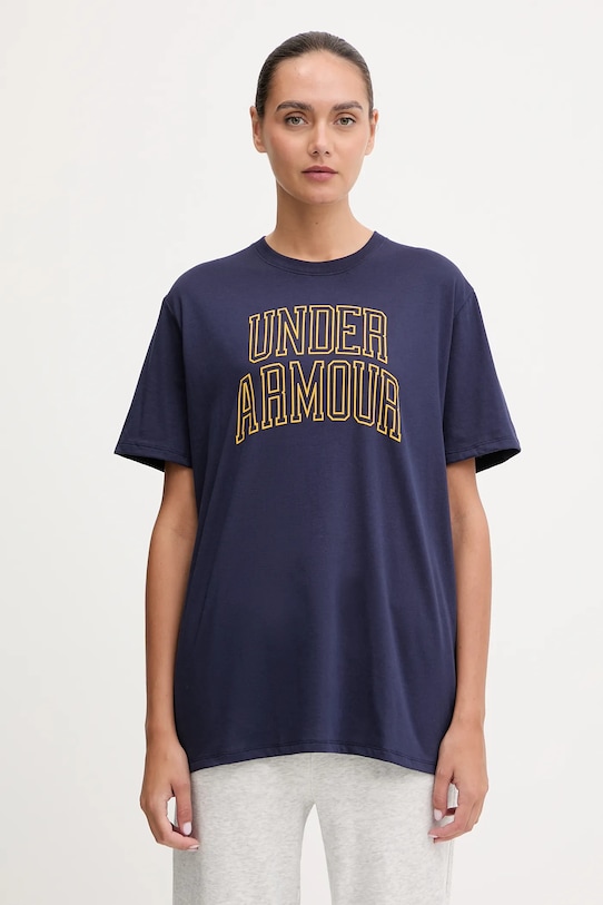 Under Armour t-shirt Rival pozostałe granatowy 6007883