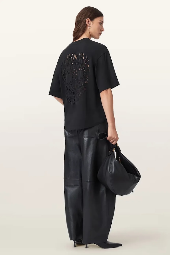 Βαμβακερό μπλουζάκι AllSaints CRANEO W065JD