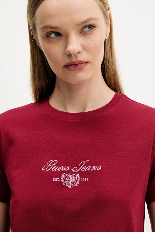 Guess Jeans tricou rosu W5BI09.J1314