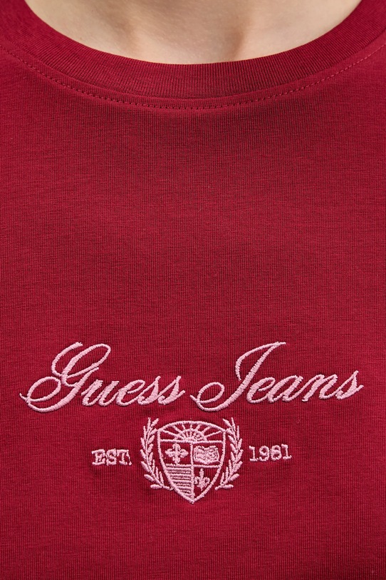 Guess Jeans tricou W5BI09.J1314 rosu