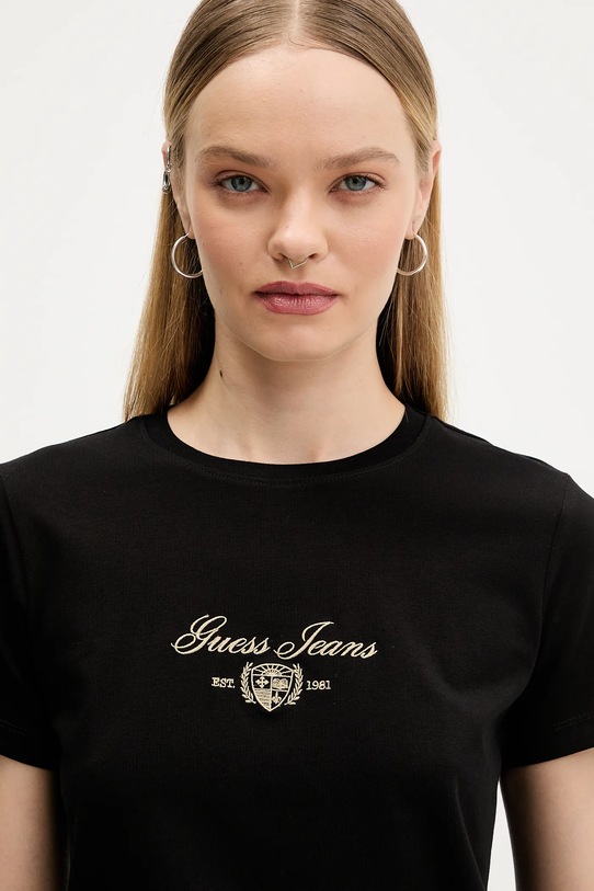 Guess Jeans t-shirt czarny W5BI09.J1314