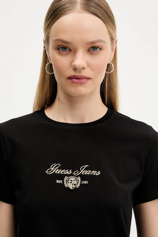 Guess Jeans t-shirt czarny W5BI09.J1314