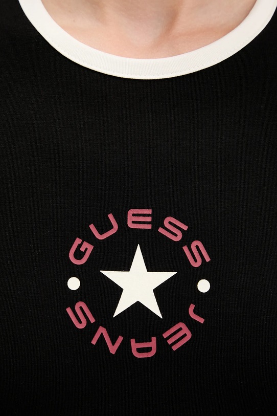 Guess Jeans t-shirt W5BI17.J1314 czarny