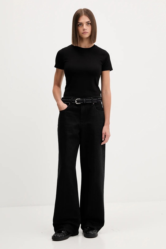 Μπλουζάκι Guess Jeans W5BI57.J1314 μαύρο AW25