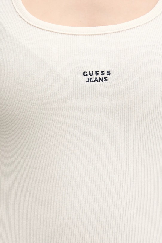 Guess Jeans top W5BP04.KA0H1 beżowy