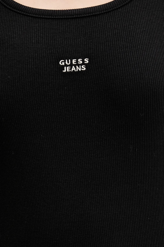 Top Guess Jeans W5BP04.KA0H1 čierna