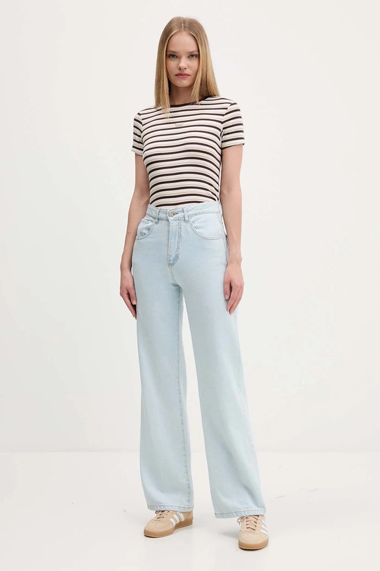 Guess Jeans t-shirt W5BP52.KA0H1 beżowy AW25